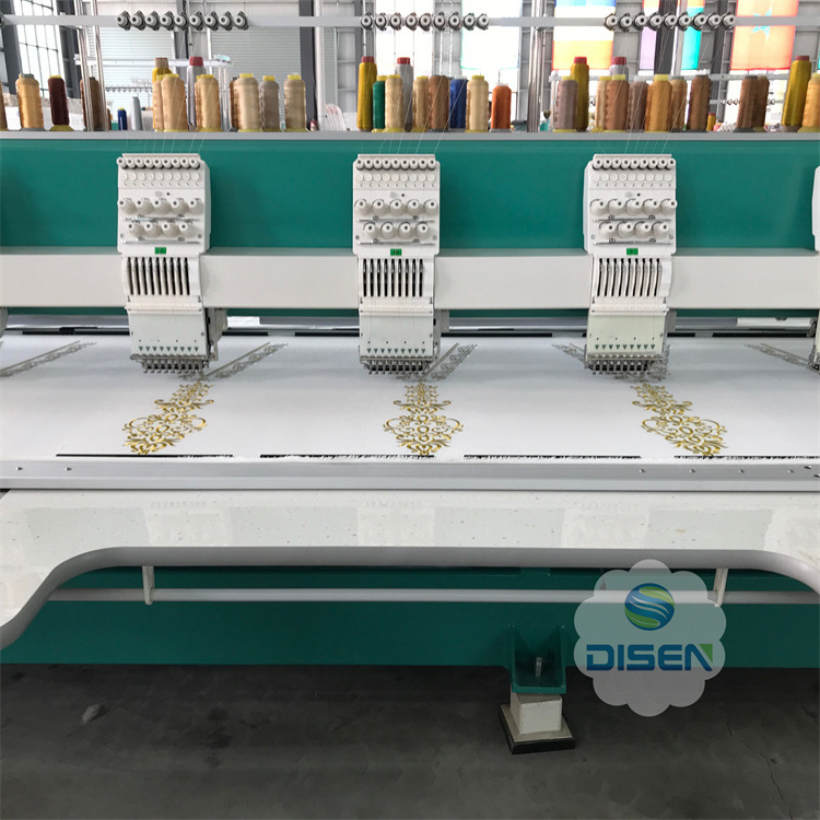 used embroidery machine 28 head m12 thread embroidery machine parts/devices multi embroidery fabric machine