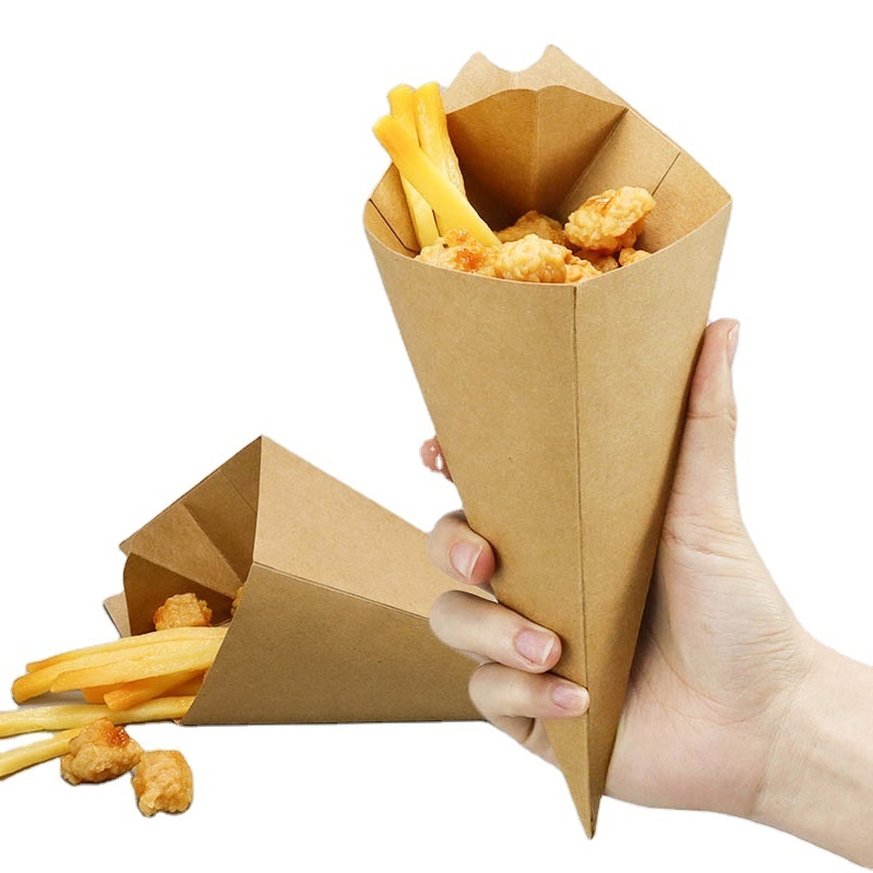 Disposable fried chicken bag, french fry box, chicken rice flower oil proof paper bag, chicken chops, hamburger packaging paper