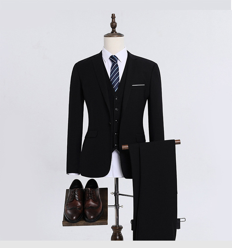 New Design Wholesale Formal Wear Fashion Custom Clothing for Man 3 Pieces Sets Wedding Suit Slim Fit Men's Suit