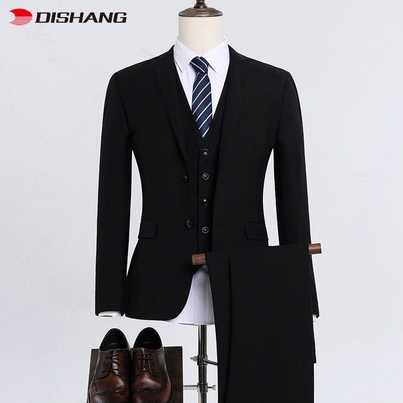 High Quality Men Wedding Suit 3 Pieces Single Breasted Mens Slim Fit Suit Party Business Men'S Top