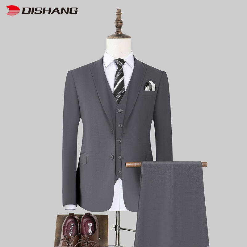 High Quality Men Wedding Suit 3 Pieces Single Breasted Mens Slim Fit Suit Party Business Men'S Top