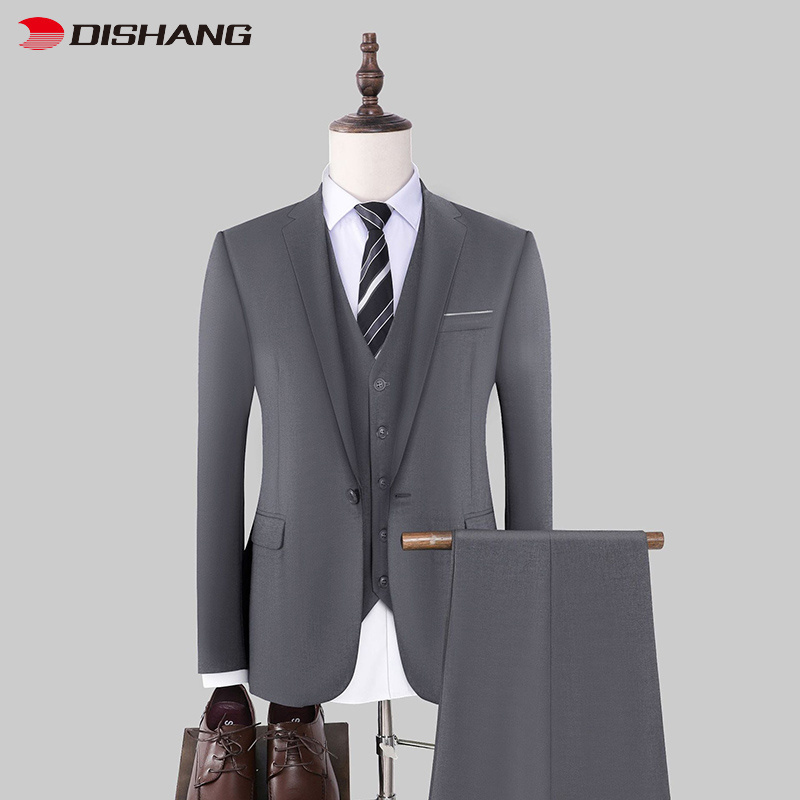 High Quality Men Wedding Suit 3 Pieces Single Breasted Mens Slim Fit Suit Party Business Men'S Top