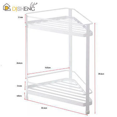 Detachable Standing Rack Kitchen Cabinet Spice Rack Metal Bathroom Shelf for Shower Caddy Wire Shelf