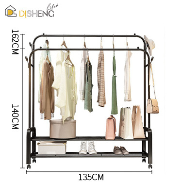 Outdoor and indoor living room stand hotel room cloth mobile rotating suit handbag bag hat holder hook hanger stand and hangers