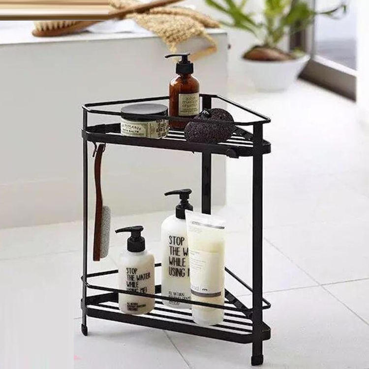 Detachable Standing Rack Kitchen Cabinet Spice Rack Metal Bathroom Shelf for Shower Caddy Wire Shelf