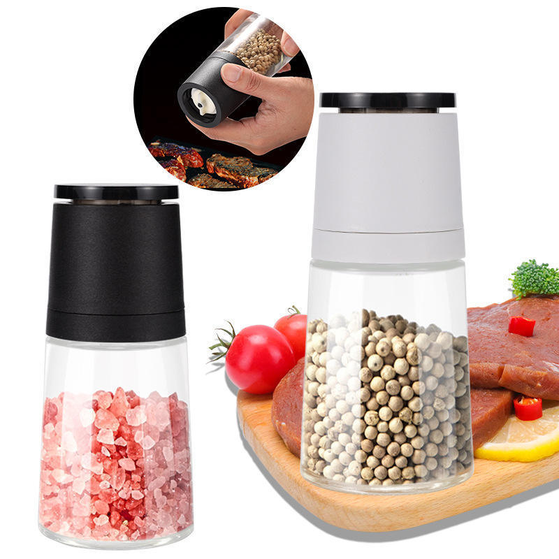 Kitchen Tools Hand Manual 120ml Seasoning Herb Mill 4oz Salt Pepper Bottle Spice Grinder