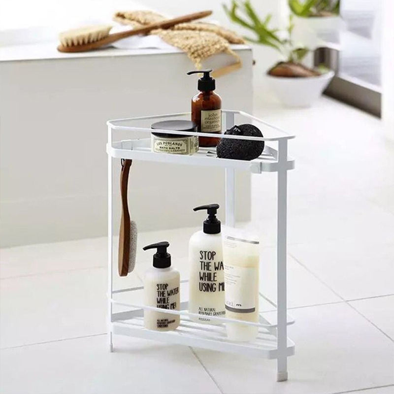 Detachable Standing Rack Kitchen Cabinet Spice Rack Metal Bathroom Shelf for Shower Caddy Wire Shelf