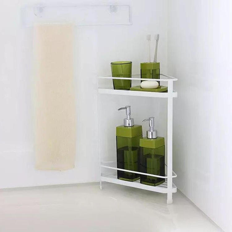 Detachable Standing Rack Kitchen Cabinet Spice Rack Metal Bathroom Shelf for Shower Caddy Wire Shelf