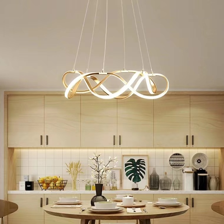 Modern Led Ceiling Villa Living Bedroom Dining Room Luxury Chandeliers Pendant Light