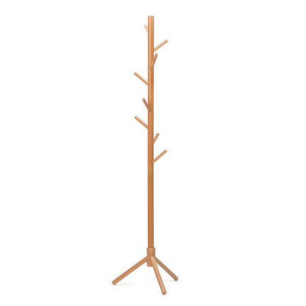 Nordic Wood Wall Clothes Hook Tree Coat Rack for office coat hanger stand