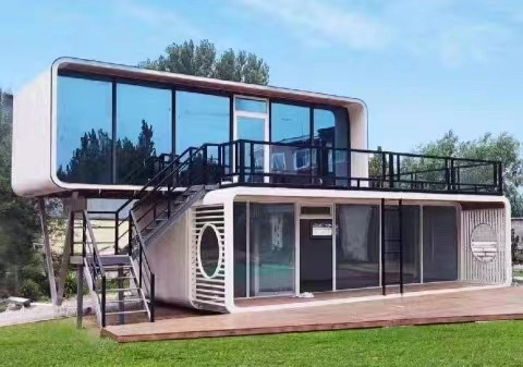 Smart Home Tiny House On Wheels Trailer For Camping /out Door Modular House Prefabricated Homes/steel Structure House