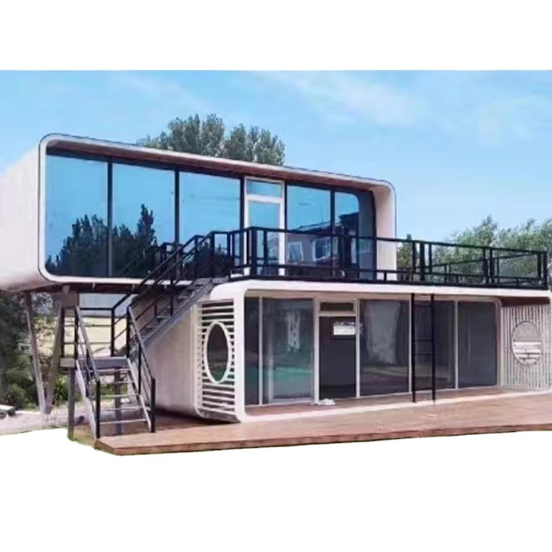 Smart Home Tiny House On Wheels Trailer For Camping /out Door Modular House Prefabricated Homes/steel Structure House