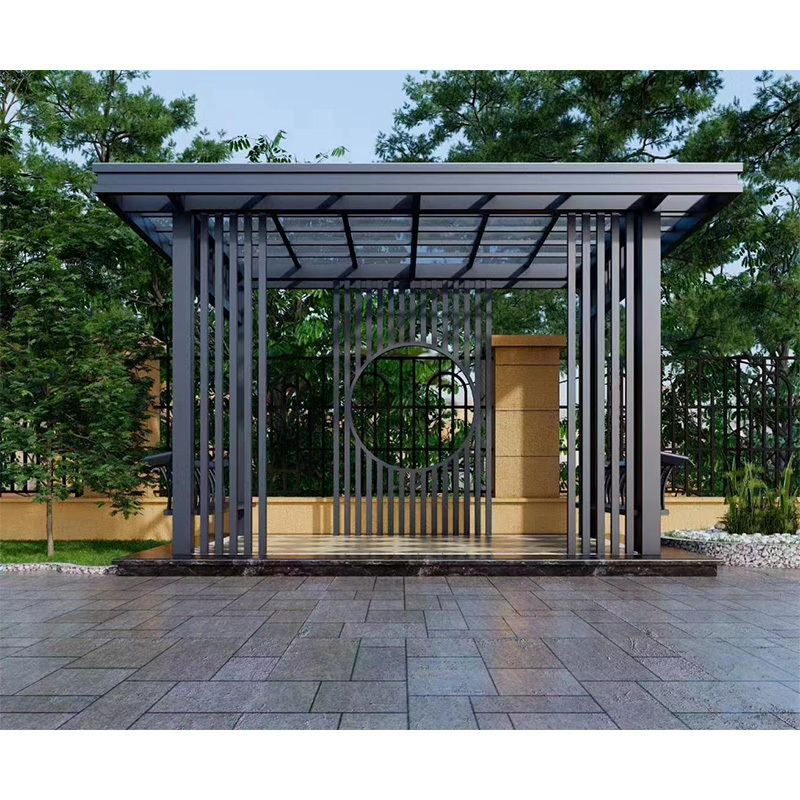 Four seasons 4*3 3*4 Motorized Aluminum Pergola Automated Louvered Roof Bioclimatic Gazebo