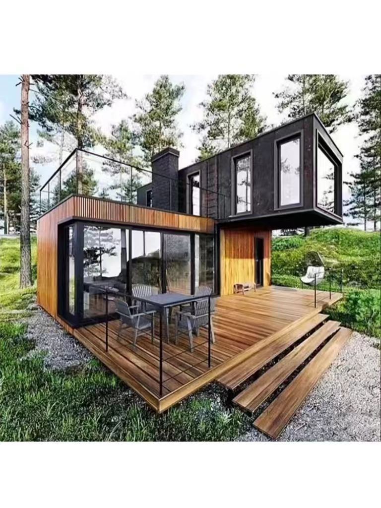 Modern Small prefab flat pack foldable container houses cabins Mobile 20 ft Portable Foldable Prefab House For Sale