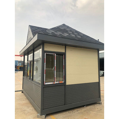 Portable prefab outdoor mini shop security guard tiny house small toll booth cabin mobile prefabricated food sentry box Kiosk