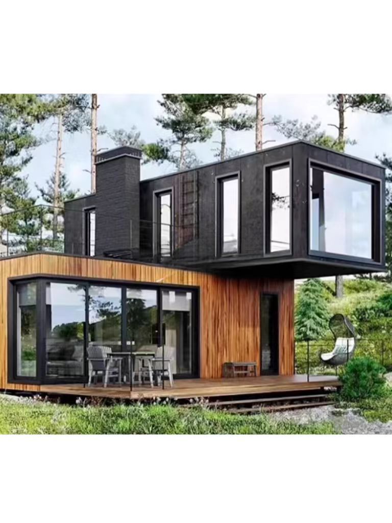 Modern Small prefab flat pack foldable container houses cabins Mobile 20 ft Portable Foldable Prefab House For Sale