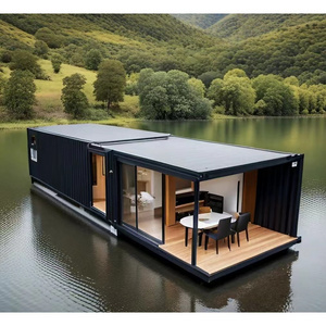 40ft Prefab Shipping Container Coffee Shops Fast Food Container Cafe Bakery Cabin Houses