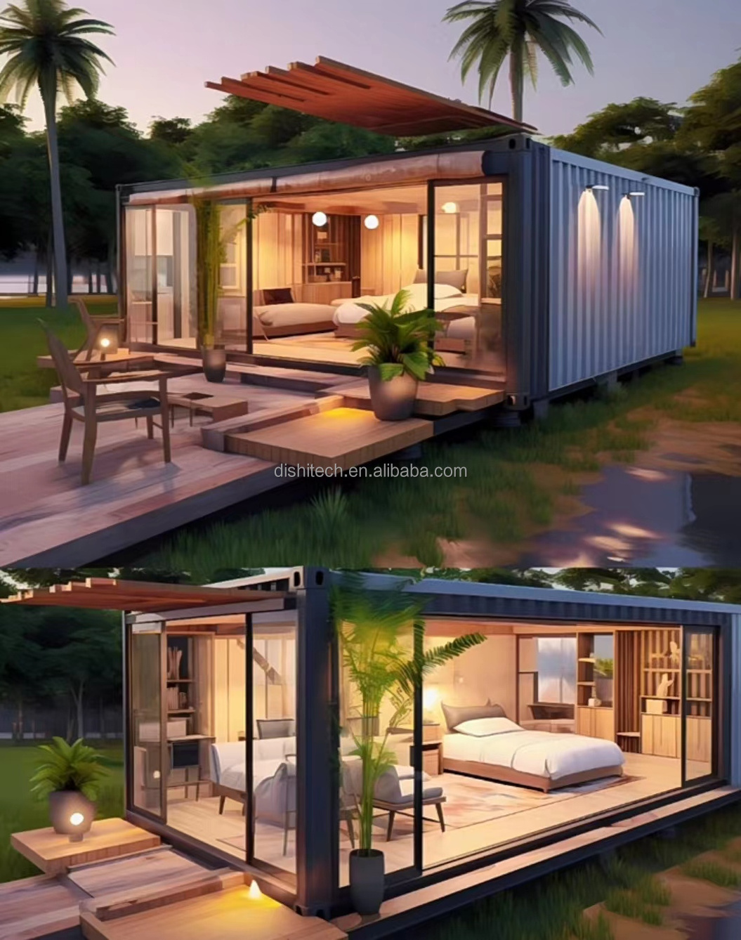 Earthquake Proof Prefab Assembly Student Housing Dormitory Flat Pack Container Houses School Classroom Building Container Price