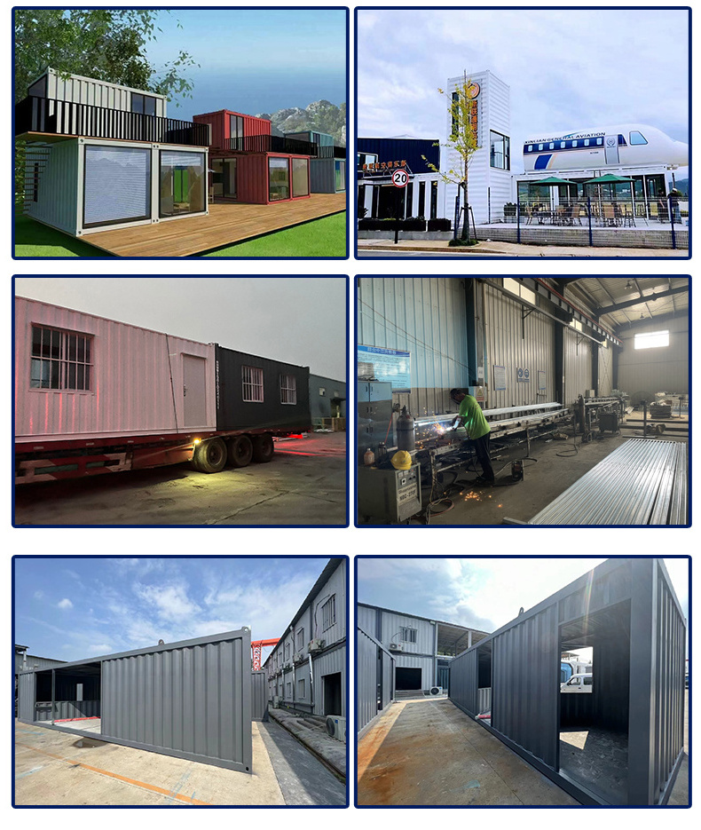 2 storeys modified 20 ft shipping container living house 4 bedroom 4 toilet and swimming pool container