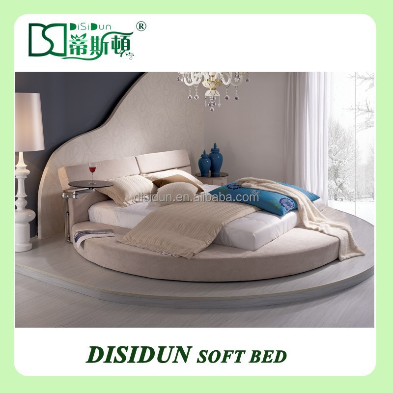 new designs bed bedroom round bed in india DS-1015