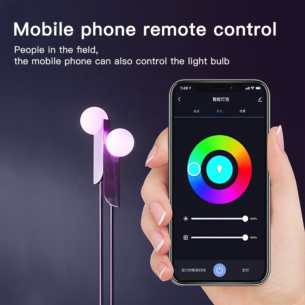 Smart Bulb Zigbee 3.0 Adjustable Color Remote Control Smart LED wifi Bulb RGB W+C Color Changing Light B22 E27 Led Smart Bulb