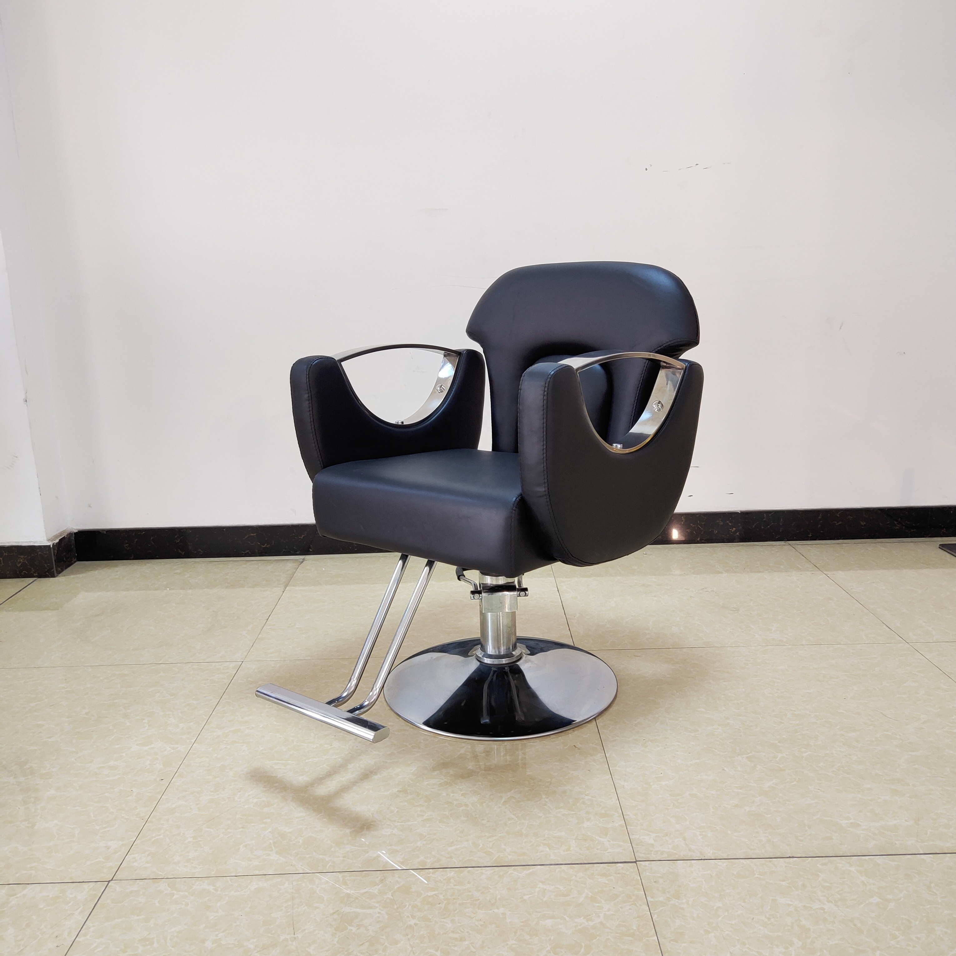 New Design Whole White Gold And Booster Seat For Beige Chair Barber