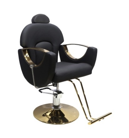 New Design Whole White Gold And Booster Seat For Beige Chair Barber