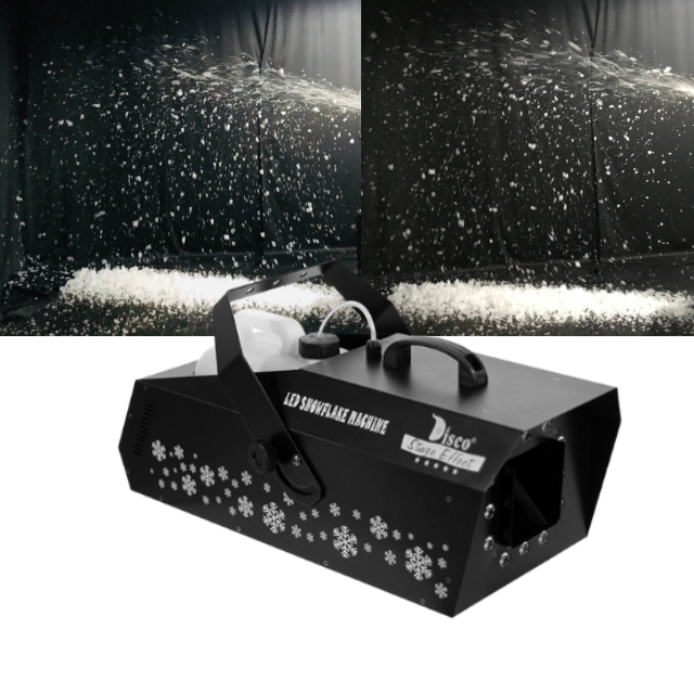 Romantic indoor outdoor dj artificial led snow machine with dmx 600w 1500w 2000w for party disco stage effect event christmas