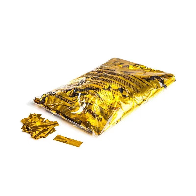 Fire retardant star gold round confetti available