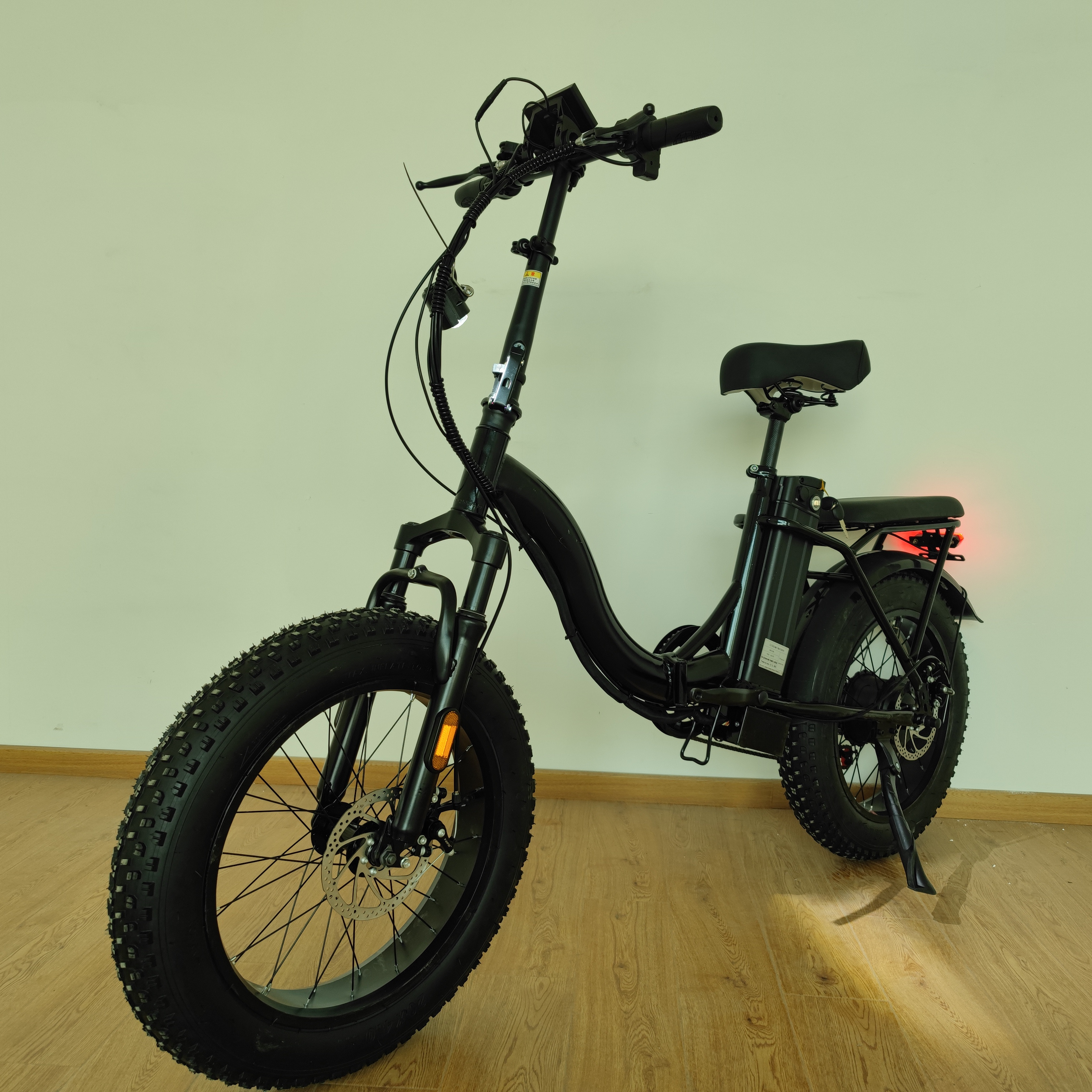 DISIYUAN Folding Step Through Electric Bicycle 20 Inch Fat Tire 1000w 750w Ebike 500w 48v Electric Bike 7 Speeds ebike