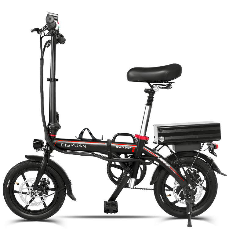 DISIYUAN Adult 48V 350W Folding Electric Bike /Fat Tire Electric Bicycle Kit/ Moped With Pedal Drop Shipping Ebike