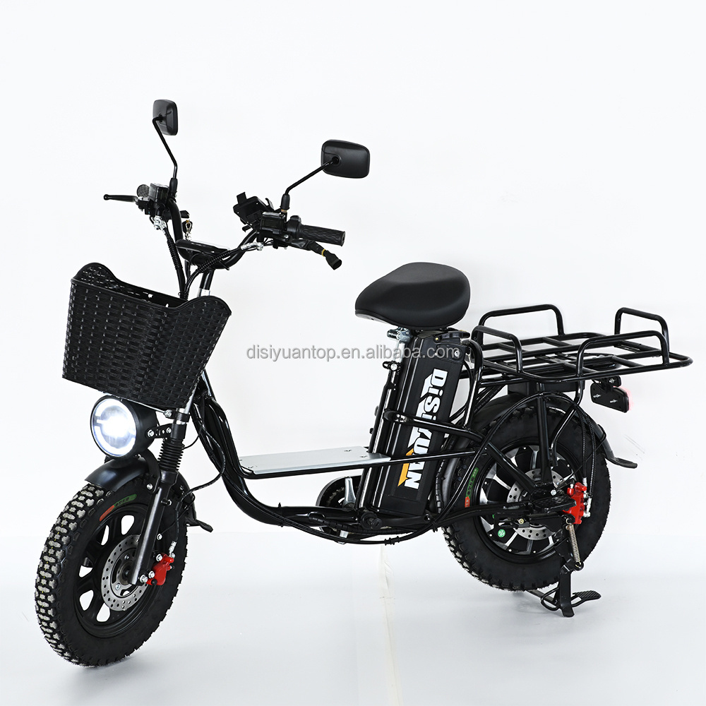 DISIYUAN Factory MONSTER ebike 48v electr bike 60v 20AH 500w 800W 1000W  with 16inch fat tire electric city cargo  bike