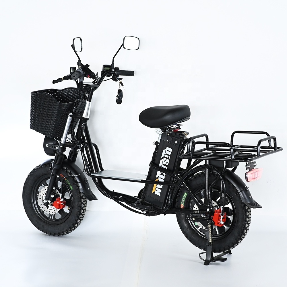 DISIYUAN Factory 2024 Monster 16-inch 48V/60V21Ah 500W fat tire electric bike for urban commuting