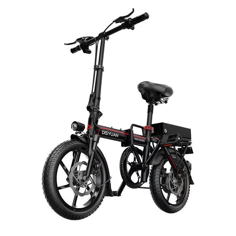 DISIYUAN Adult 48V 350W Folding Electric Bike /Fat Tire Electric Bicycle Kit/ Moped With Pedal Drop Shipping Ebike