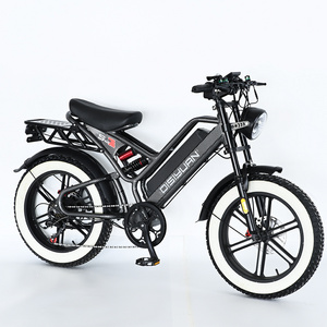 Disiyuan S9 Electric Bicycle Top Rated V8 Mountain Bike 500W Motor 250W High Quality Fat Tire Full Suspension Lithium Dirt Bike