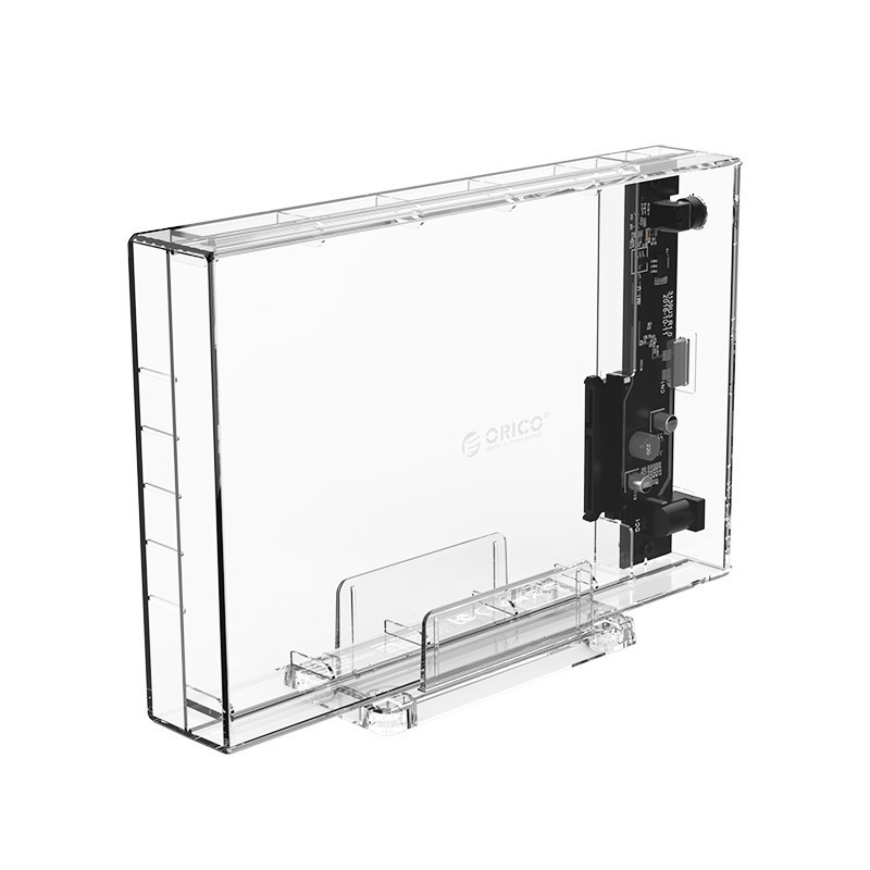 ORICO Hard Disk Drive Case Box 12TB 5Gbps Transparent SATA HDD Case External Enclosure 3.5 HDD