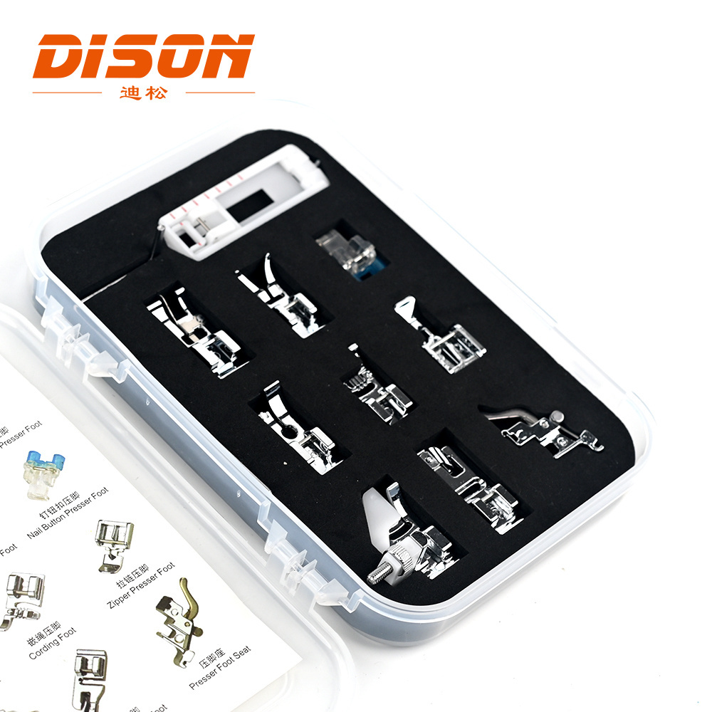 11pcs Mini Multifunction Sewing Machine Presser Foot Spare Parts Accessories Presser Foot Set For Brother And Singer  Machine