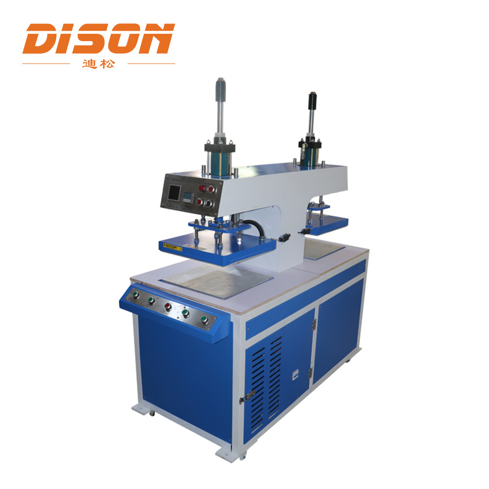 DS-YY02 Oil Hydraulic Pressure Double Position Heat Transfer Machine 40*40cm Concave Convex Embossing  Heat Press Machine