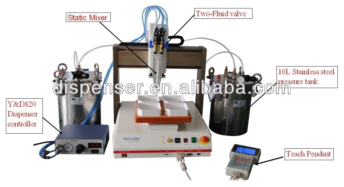 Silicone Glue Dispensing Gluing Machine for Keyboard