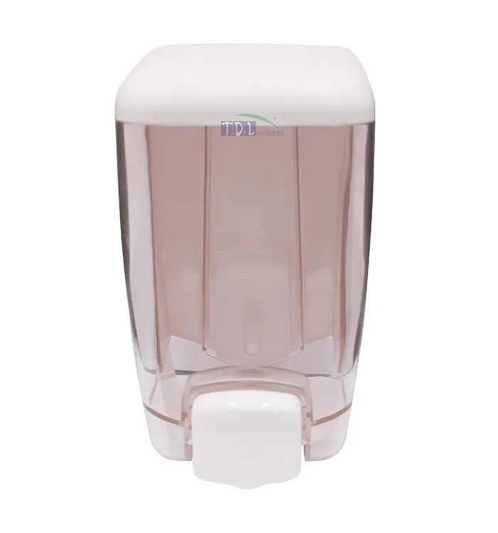 New White Plastic Liquid Wall Mounted Manual Bulk Hand Soap Dispenser