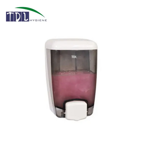 Factory Supply Transparent Plastic Wall Mounted Manual Liquid Hand Soap Dispenser