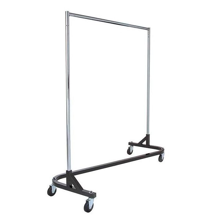 Heavy Duty Rolling Clothing Garment Z Rack for Displaying Clothing