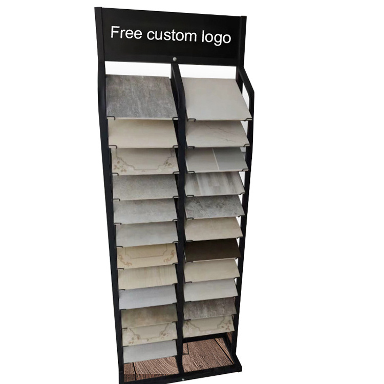 Whole 24 Layer Ceramic Tile Quartz Stone Slate Display Rack