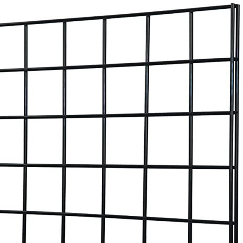 2'x6' Perfect Black Wire Mesh Metal Grid Wall Panels for Retail Display