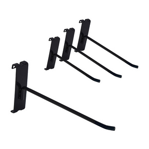 Factory 4'' Black Gridwall Hanging Hooks Display Hooks for Grid Wall