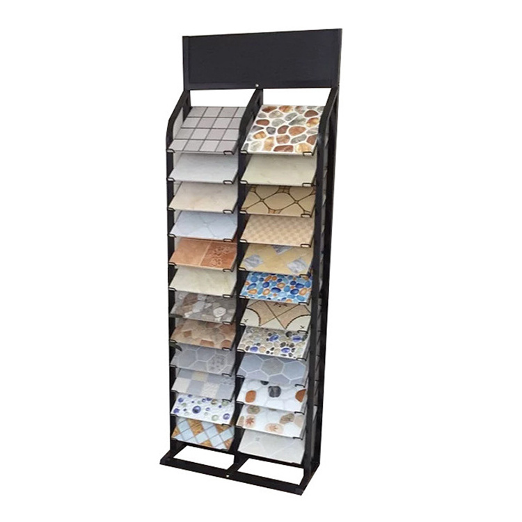 Whole 24 Layer Ceramic Tile Quartz Stone Slate Display Rack