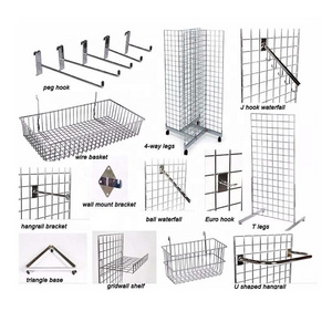 Factory Price Metal Grid Accessary Display for Shop Fitting