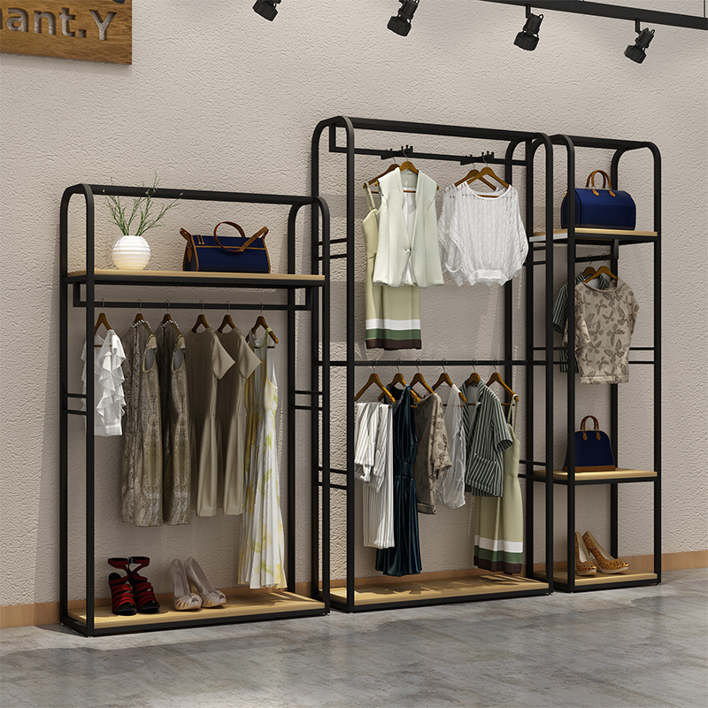 Factory Custom Boutique Clothing Rack Shelf for Clothes Shop Fittings and Display