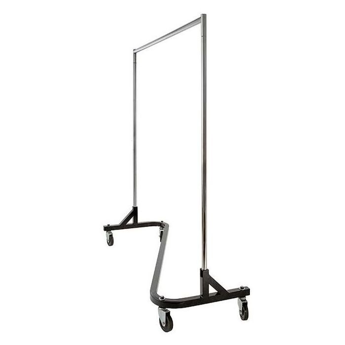 Heavy Duty Rolling Clothing Garment Z Rack for Displaying Clothing