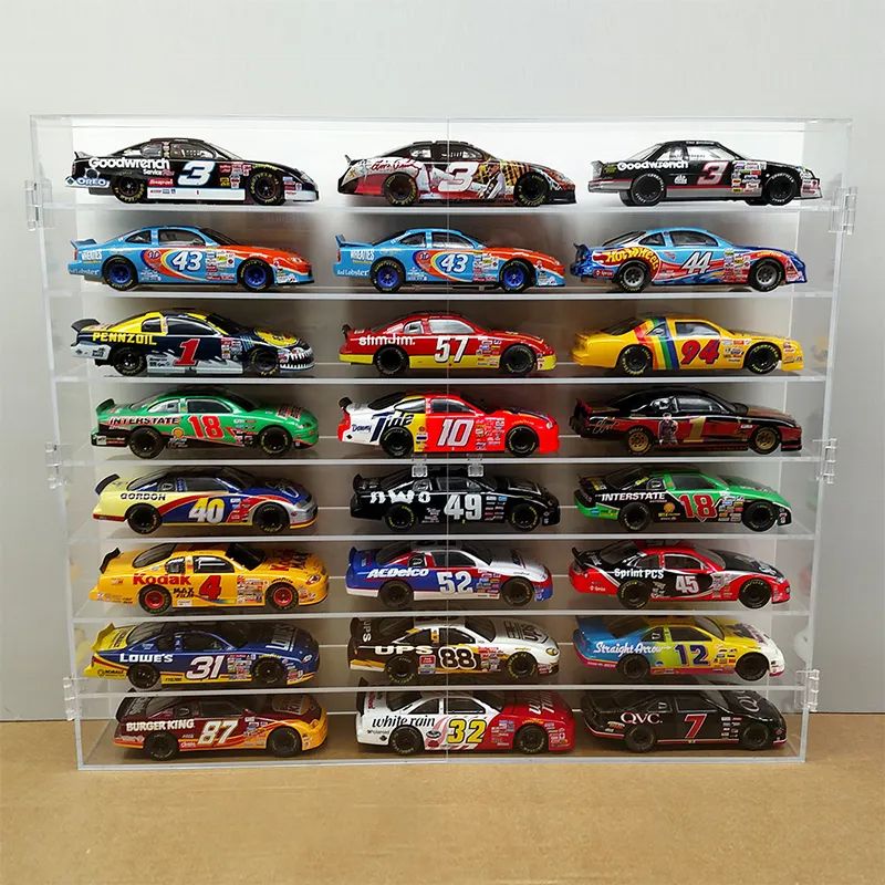 Professional Acrylic Protective Toy Storage Box Hot Wheels Model Cars Display Case For Wholesale